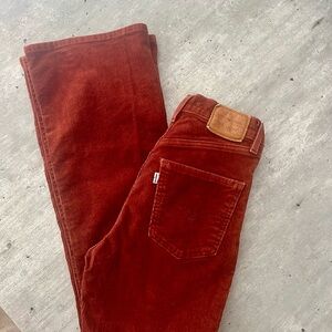 Levi’s Rust Corduroy Pants